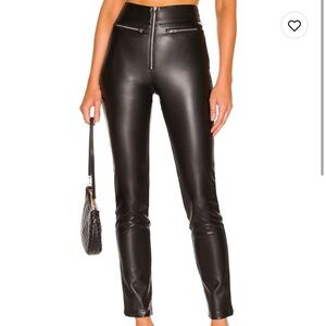 Adonia Zipper Front Pant in Black SUPERDOWN